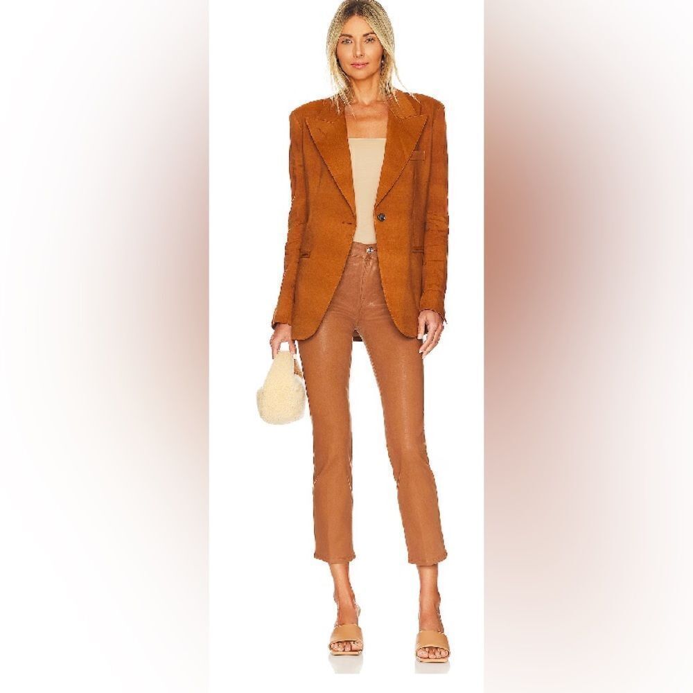 Nwt - Frame - Le High Straight Coated - Size-32 Tiny Flaw
